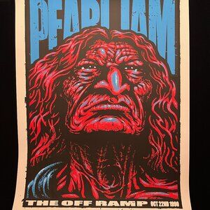 PEARL JAM OFF RAMP 2020 STREAMING EVENT 10/22 1990 SCREEN PRINT POSTER AMES BROS